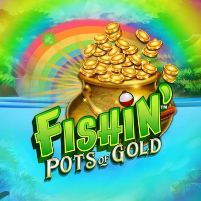 Fishin Pots Of Gold logo by Gameburger Studios Rollxo Casino