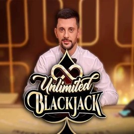 Unlimited Blackjack by Ezugi, showcased at rollxo-nz.com – game logo